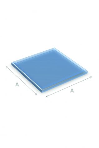 Vloerplaat Glas Vierkant 90 x 90 cm 6 mm dik (Hier zit levertijd op)