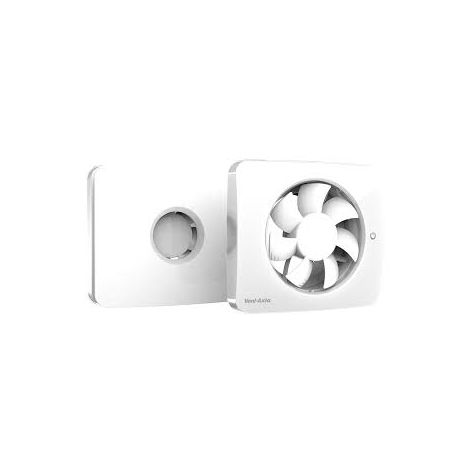 Badkamerventilator Svensa met geur-, vocht-, lichtsensor en timer Ø 100-125 mm 